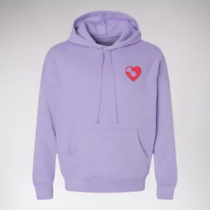 Purple Heart Smooth Hoodie